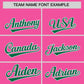 Custom Pink Kelly Green Personalized Classic Authentic Baseball Jersey Limited
