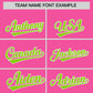 Custom Pink Neon Green Personalized Classic Authentic Baseball Jersey Limited