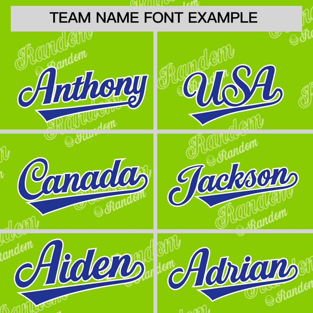 Custom Neon Green Royal Full Button Text Graffiti Pattern Authentic Baseball Jersey Limited