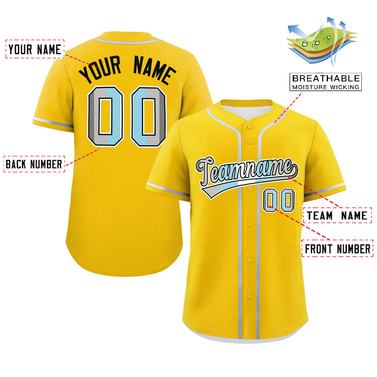 Custom Gold Demiboy For Pride Month Classic Style Authentic Baseball Jersey Limited