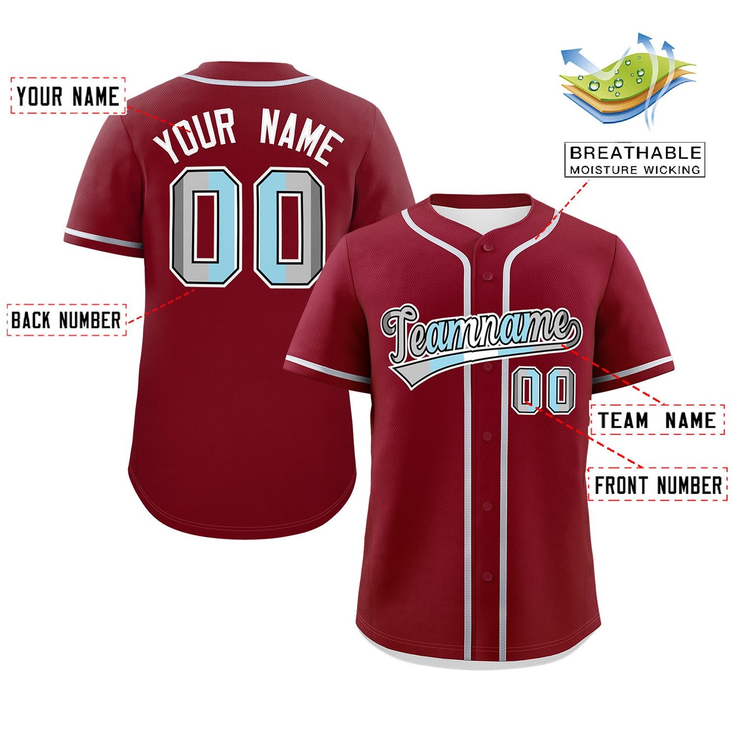 Custom Crimson Demiboy For Pride Month Classic Style Authentic Baseball Jersey Limited