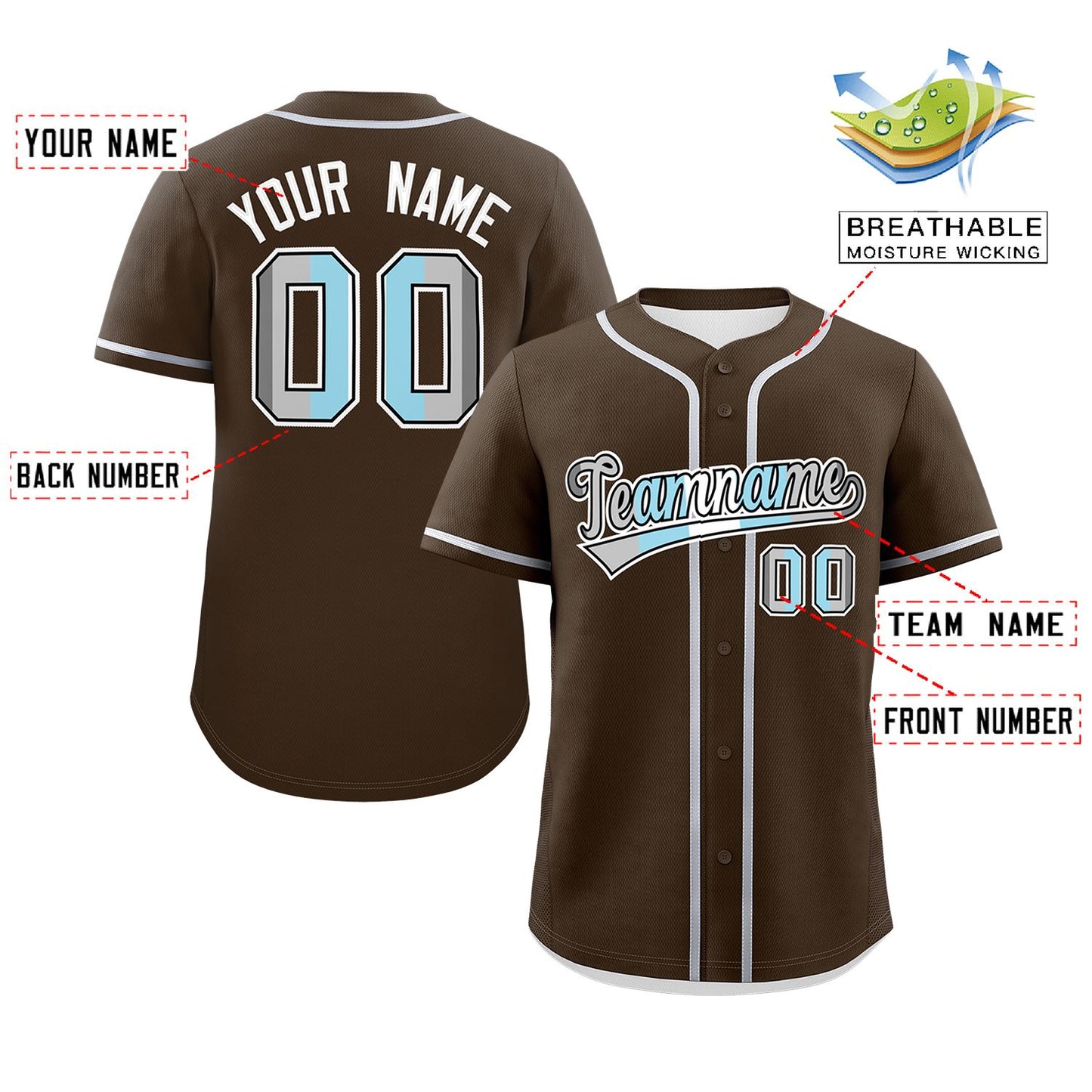 Custom Brown Demiboy For Pride Month Classic Style Authentic Baseball Jersey Limited