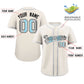 Custom Cream Demiboy For Pride Month Classic Style Authentic Baseball Jersey Limited