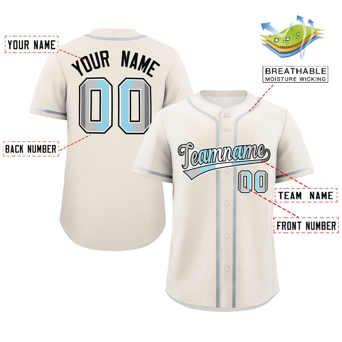 Custom Cream Demiboy For Pride Month Classic Style Authentic Baseball Jersey Limited