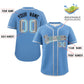 Custom Light Blue Demiboy For Pride Month Classic Style Authentic Baseball Jersey Limited