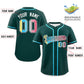 Custom Midnight Green Genderflux For Pride Month Classic Style Authentic Baseball Jersey Limited