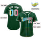 Custom Green Genderflux For Pride Month Classic Style Authentic Baseball Jersey Limited