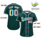 Custom Midnight Green Genderflux For Pride Month Classic Style Authentic Baseball Jersey Limited