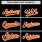 Custom Black Orange Grid Blur Pattern Authentic Baseball Jersey Limited