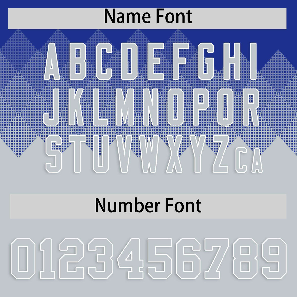 Custom Royal White Grid Blur Pattern Authentic Baseball Jersey Limited