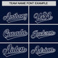 Custom Navy White Grid Blur Pattern Authentic Baseball Jersey Limited