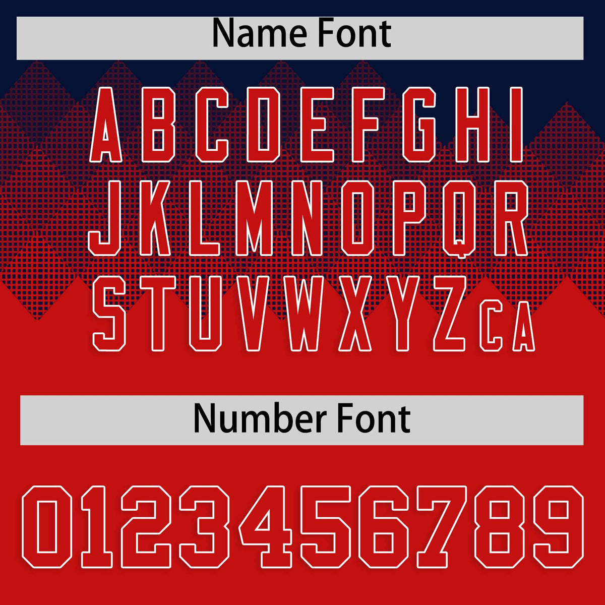 Custom Navy Red Grid Blur Pattern Authentic Baseball Jersey Limited