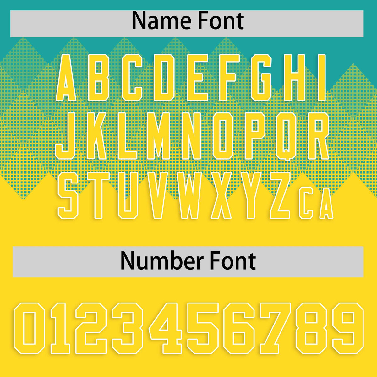 Custom Aqua Gold Grid Blur Pattern Authentic Baseball Jersey Limited