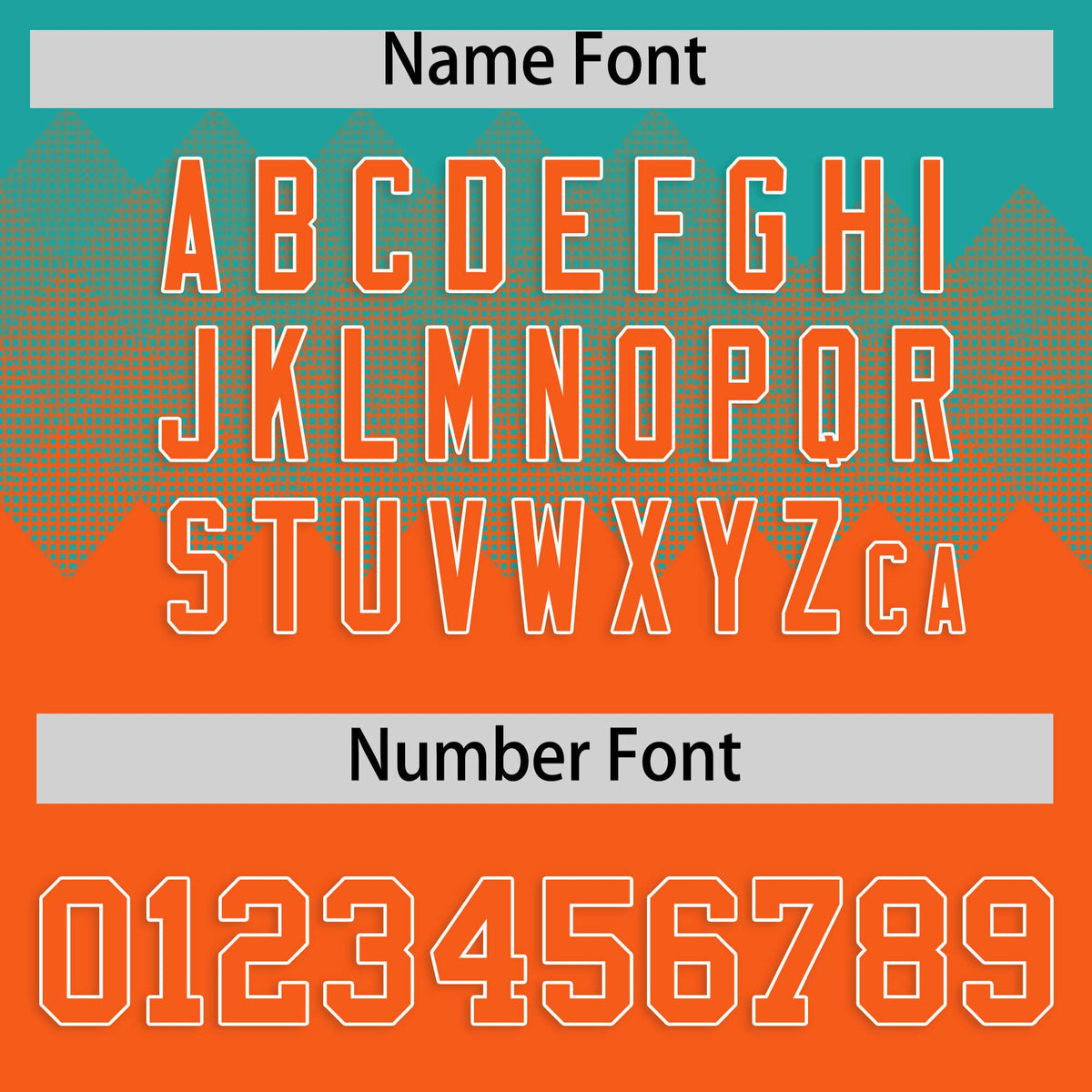 Custom Aqua Orange Grid Blur Pattern Authentic Baseball Jersey Limited