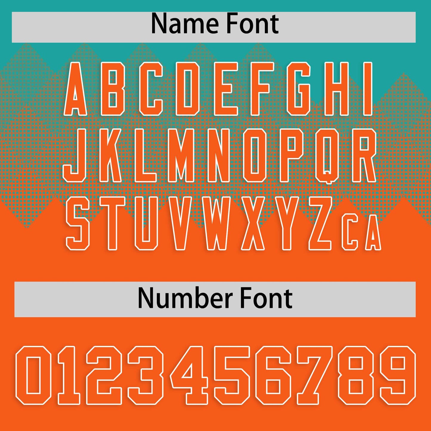 Custom Aqua Orange Grid Blur Pattern Authentic Baseball Jersey Limited