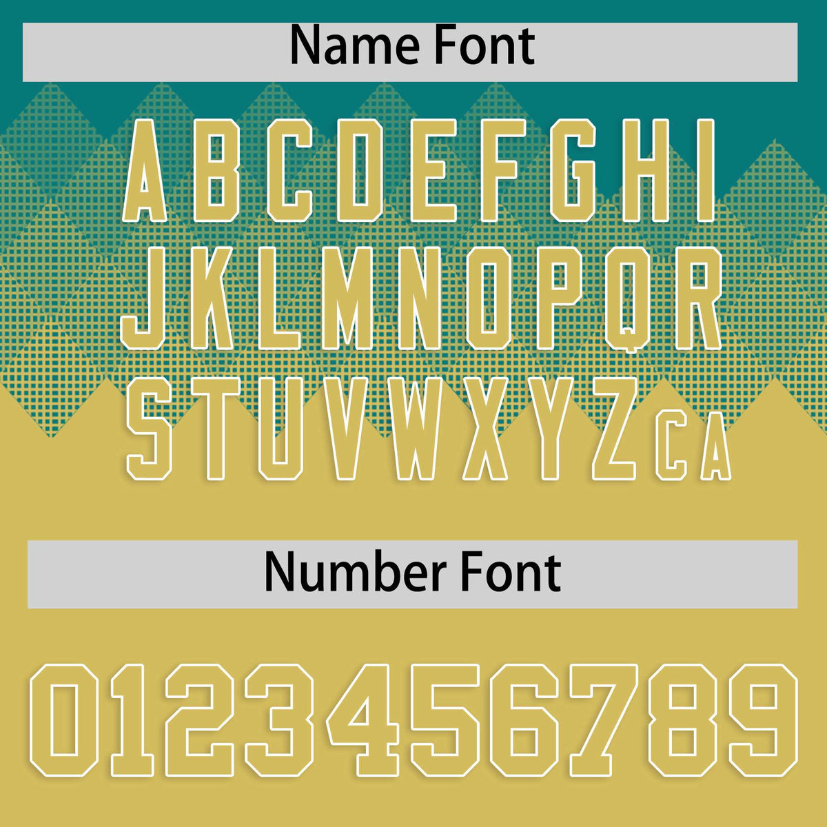 Custom Aqua Old Gold Grid Blur Pattern Authentic Baseball Jersey Limited