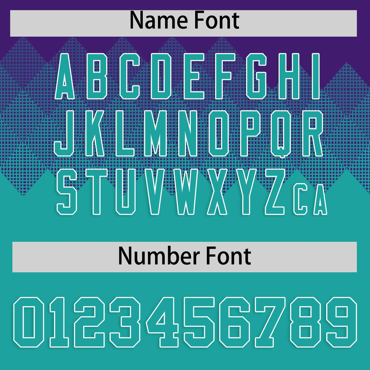 Custom Purple Aqua Grid Blur Pattern Authentic Baseball Jersey Limited