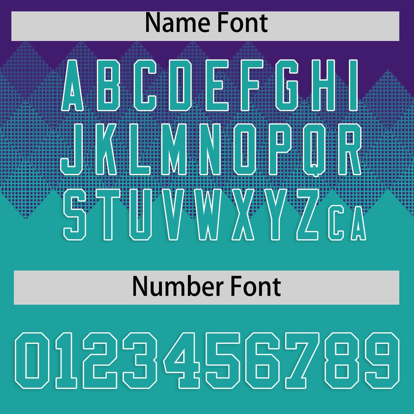 Custom Purple Aqua Grid Blur Pattern Authentic Baseball Jersey Limited