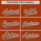 Custom Texas Orange Light Brown Grid Blur Pattern Authentic Baseball Jersey Limited