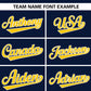 Custom Navy Gold Personalized Flame Graffiti Pattern Authentic Baseball Jersey Limited