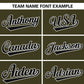 Custom Olive Black Personalized Flame Graffiti Pattern Authentic Baseball Jersey Limited