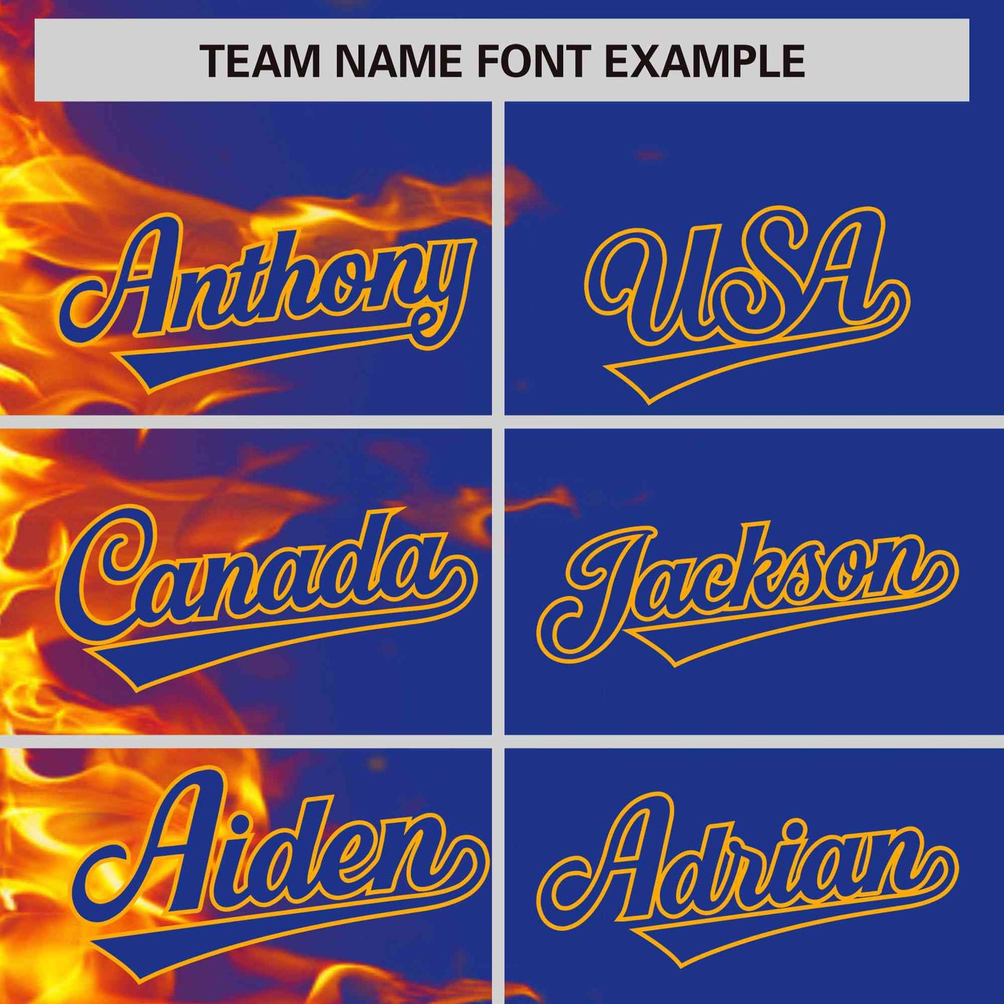 Custom Royal Personalized 3D Flame Design Authentic Baseball Jersey Limited