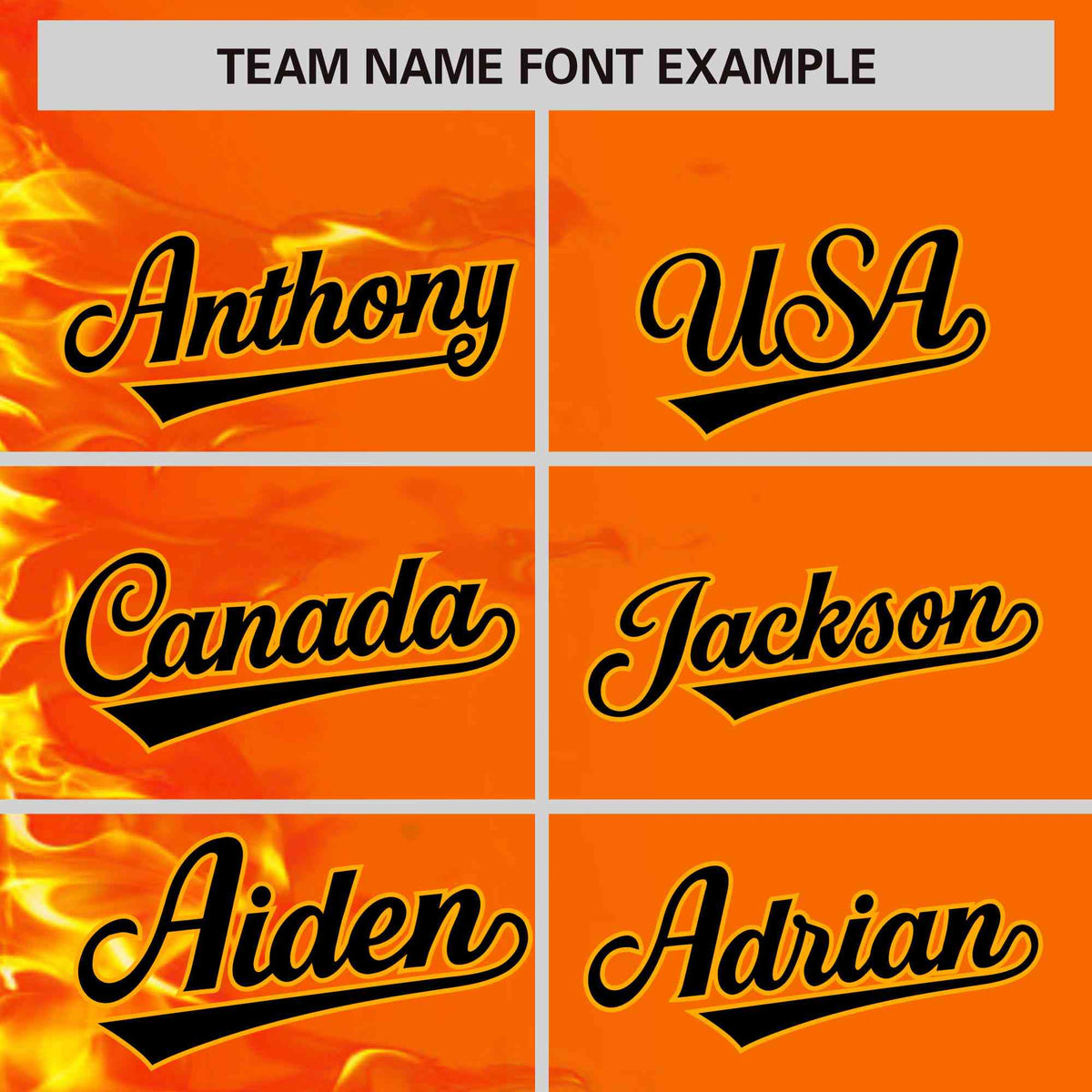 Custom Orange Personalized 3D Flame Design Authentic Baseball Jersey Limited