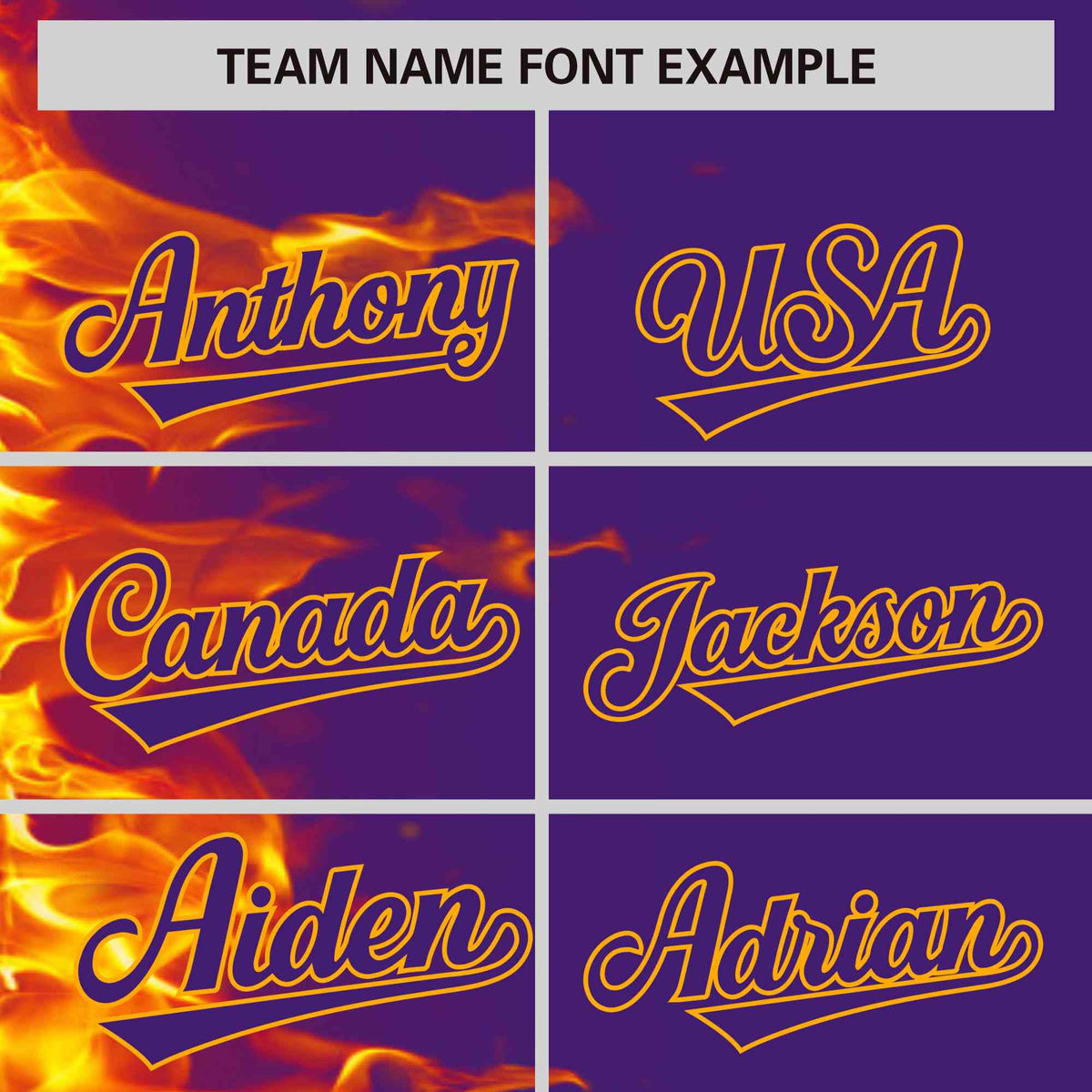 Custom Purple Personalized 3D Flame Design Authentic Baseball Jersey Limited