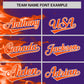 Custom Purple Personalized 3D Flame Design Authentic Baseball Jersey Limited