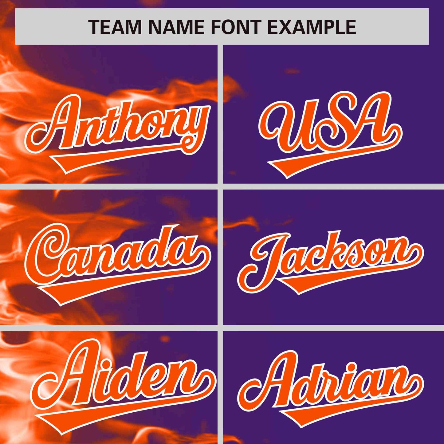 Custom Purple Personalized 3D Flame Design Authentic Baseball Jersey Limited