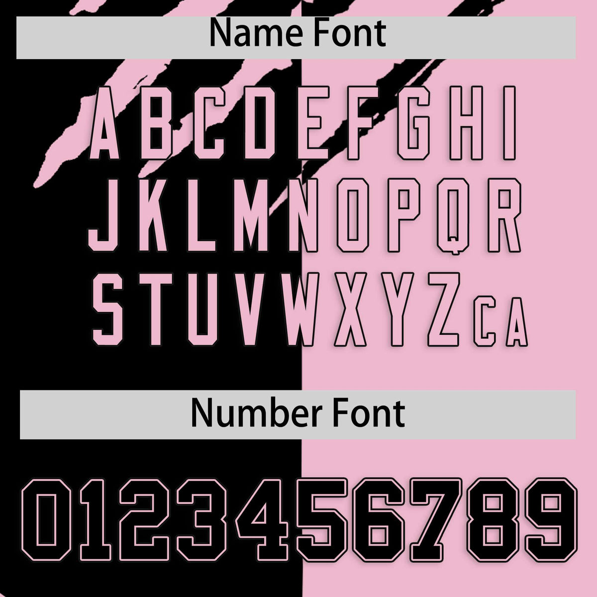 Custom Black Light Pink Split Tiger Claw Scratch Pattern Baseball Jersey Limited