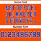 Custom Orange Royal Personalized Gradient Ribbed Design Authentic Baseball Jersey Limited
