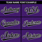 Custom Purple Black Personalized Gradient Ribbed Design Authentic Baseball Jersey Limited
