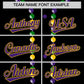 Custom Black Purple Gold Personalization Graffiti Mardi Gras Authentic Baseball Jersey Limited
