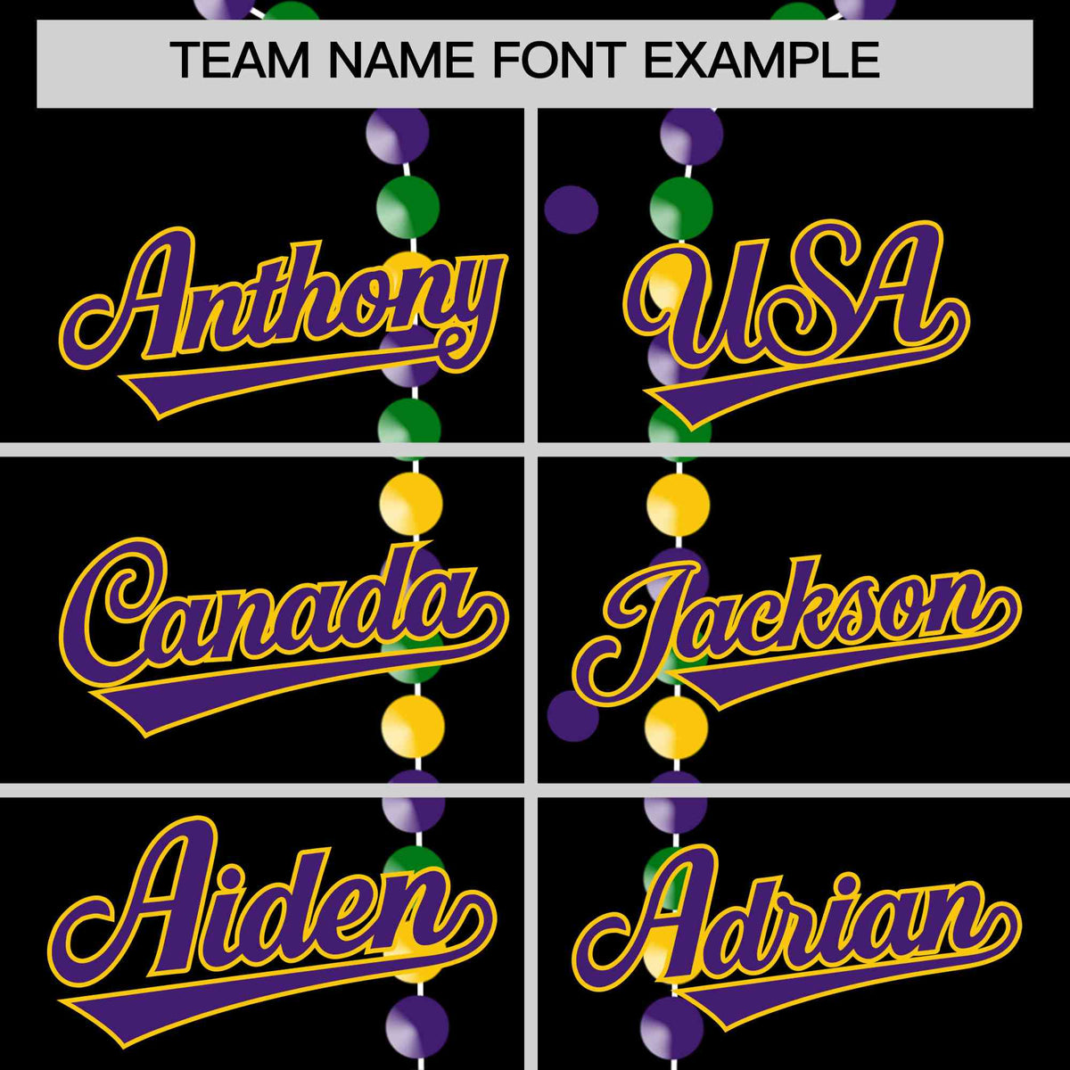 Custom Black Purple Gold Personalization Graffiti Mardi Gras Authentic Baseball Jersey Limited