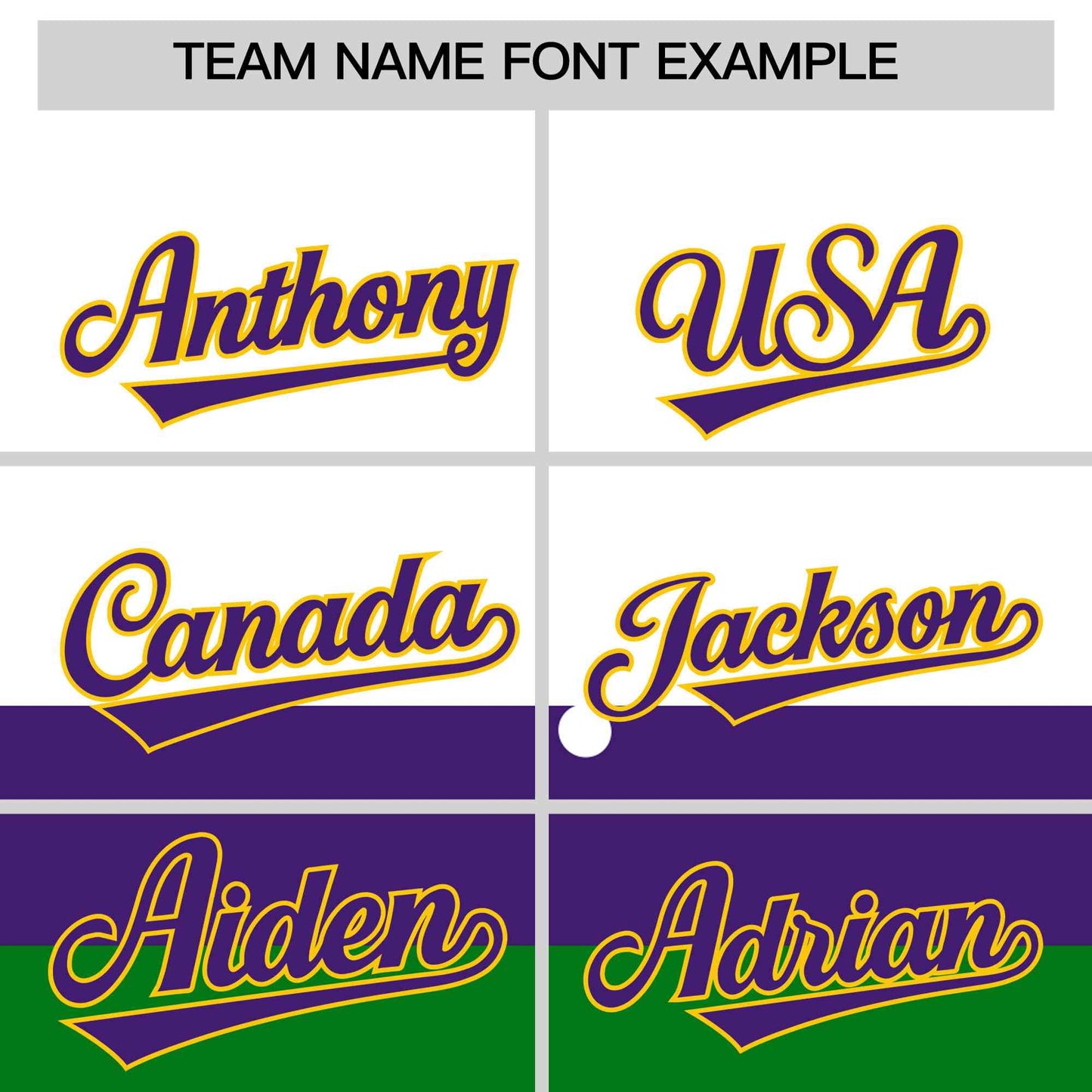 Custom White Purple Kelly Green Gold Personalization Mardi Gras Authentic Baseball Jersey Limited