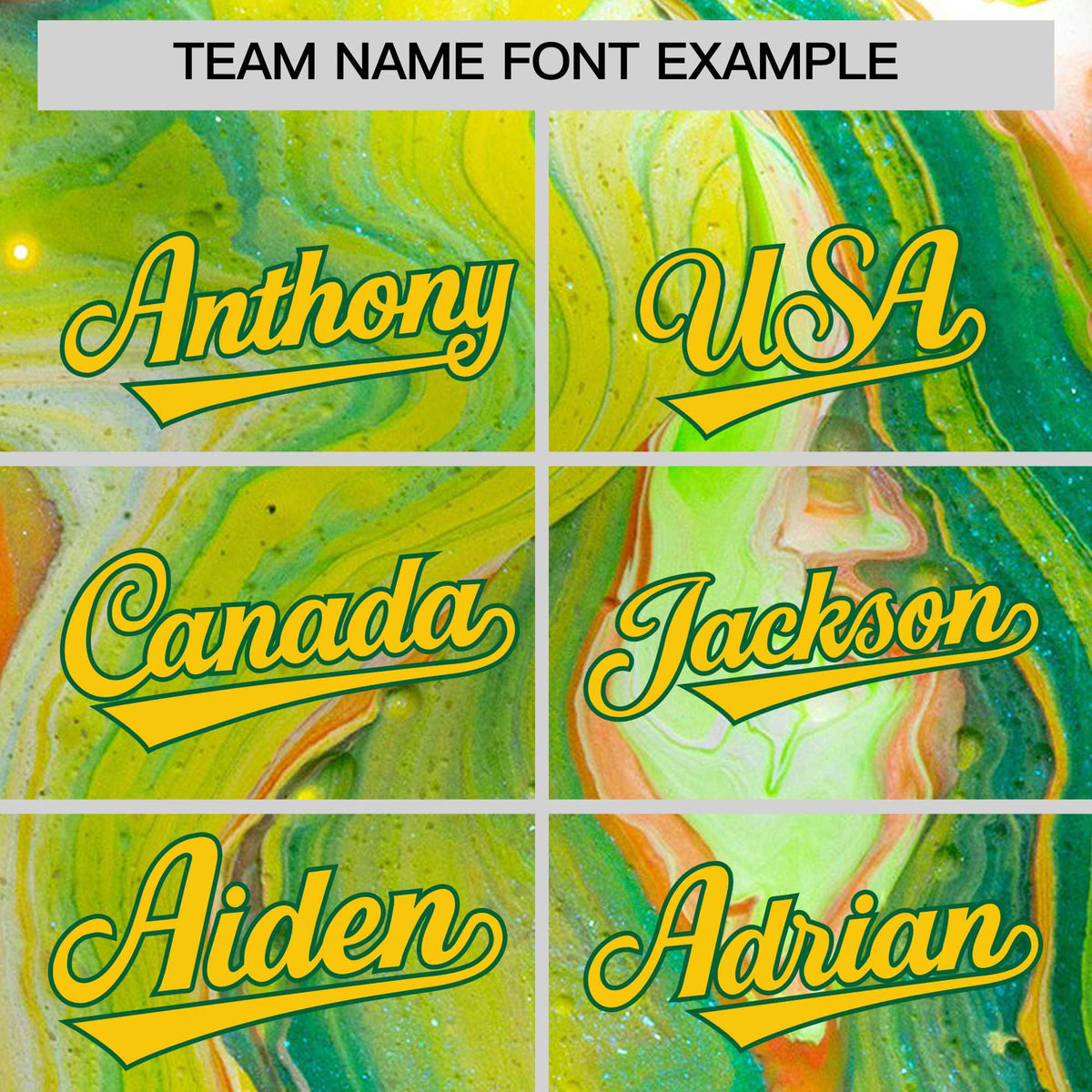 Custom Neon Green Split Fashion Fluid Pattern Authentic Baseball Jersey Limited