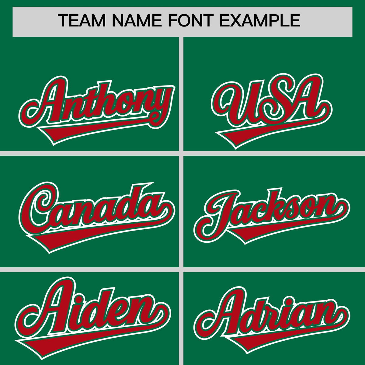 Custom Kelly Green Red Personalized Color Block Authentic Baseball Jersey Limited