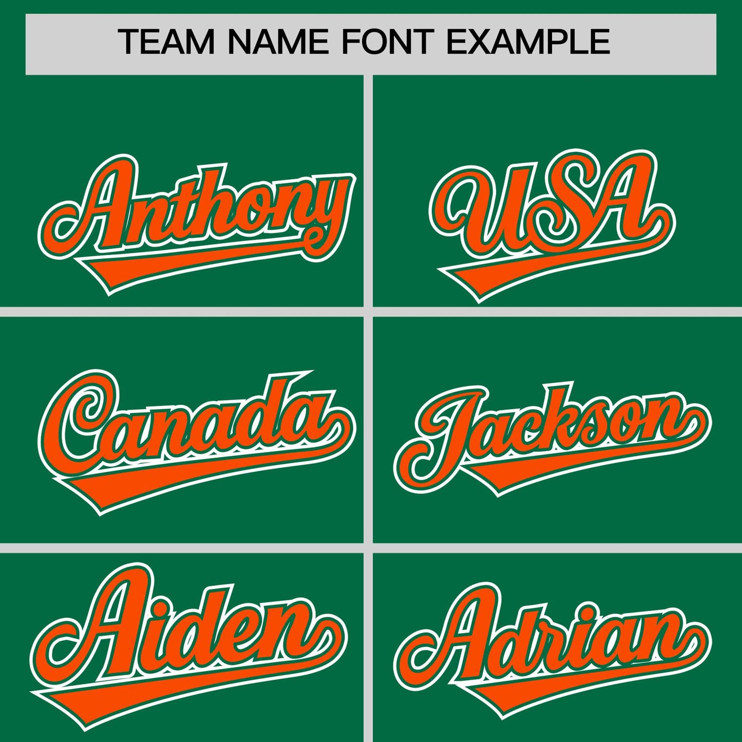 Custom Kelly Green Orange Personalized Color Block Authentic Baseball Jersey Limited
