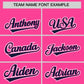Custom Pink Navy Personalized Color Block Authentic Baseball Jersey Limited