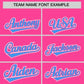 Custom Pink Powder Blue Personalized Color Block Authentic Baseball Jersey Limited