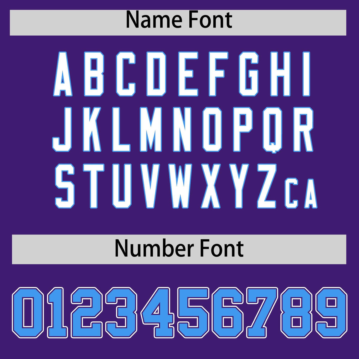 Custom Purple Powder Blue Personalized Color Block Authentic Baseball Jersey Limited