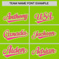 Custom Neon Green Pink Personalized Color Block Authentic Baseball Jersey Limited