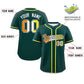 Custom Midnight Green Maverique For Pride Month Classic Style Authentic Baseball Jersey Limited