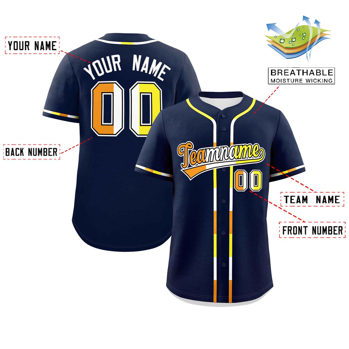 Custom Navy Maverique For Pride Month Classic Style Authentic Baseball Jersey Limited
