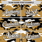 Custom Old Gold Black-White Personalized Camo Design Authentic Baseball Jersey Limited