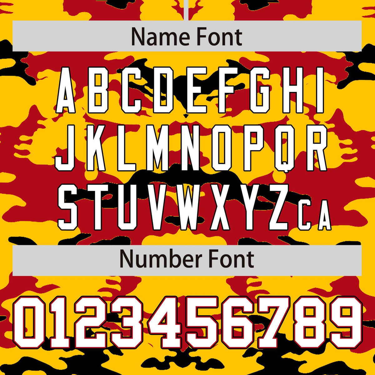 Custom Gold Red-Black Personalized Camo Design Authentic Baseball Jersey Limited