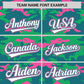 Custom Aqua Green-Pink Personalized Camo Design Authentic Baseball Jersey Limited