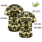 Custom Olive Black-Khaki Personalized Camo Design Authentic Baseball Jersey Limited
