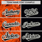 Custom Orange Black Split Rose Print Authentic Baseball Jersey Limited